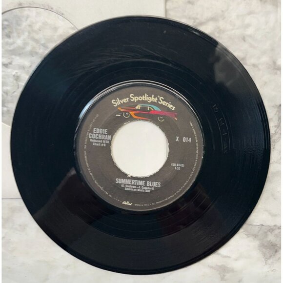 Eddie Cochran Summertime Blues / Cut Across Shorty 45 Rock Spotlight Series - Picture 4 of 6